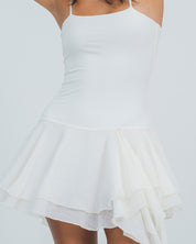 VESTIDO AJUSTADO CORTO TIRAS VORAR