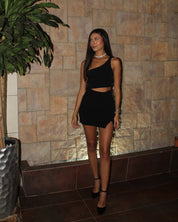 VESTIDO AJUSTADO CORTO MANGA SISA PLURAL