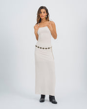 VESTIDO LARGO TIRAS SYKIES