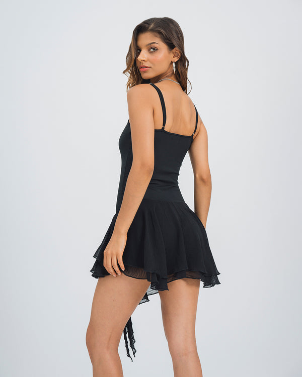 VESTIDO CORTO TIRAS GERO