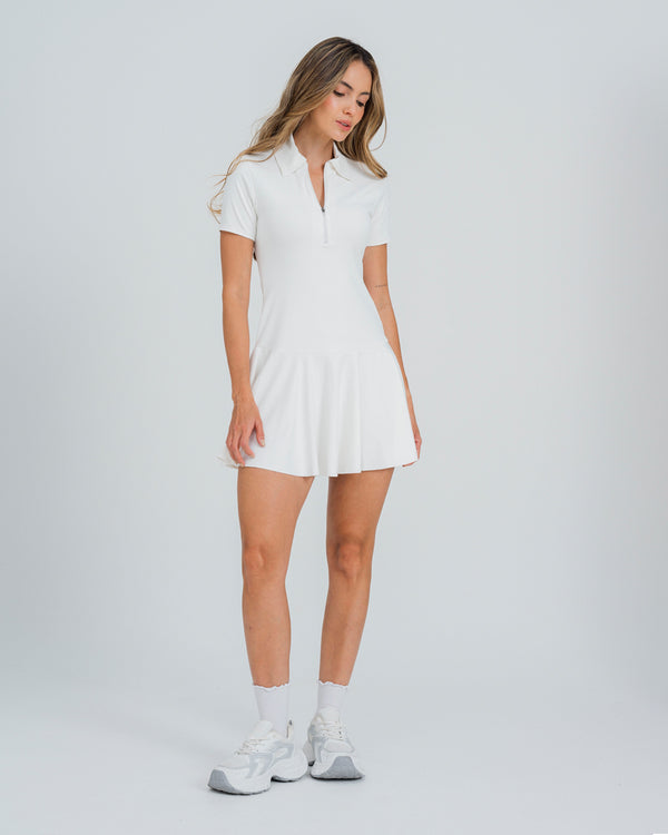 VESTIDO AMPLIO CORTO MANGA CORTA UVALINA