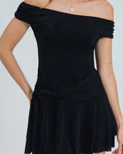 VESTIDO AJUSTADO CORTO OFF SHOULDER WEST