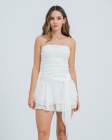 VESTIDO CORTO STRAPLESS IREA