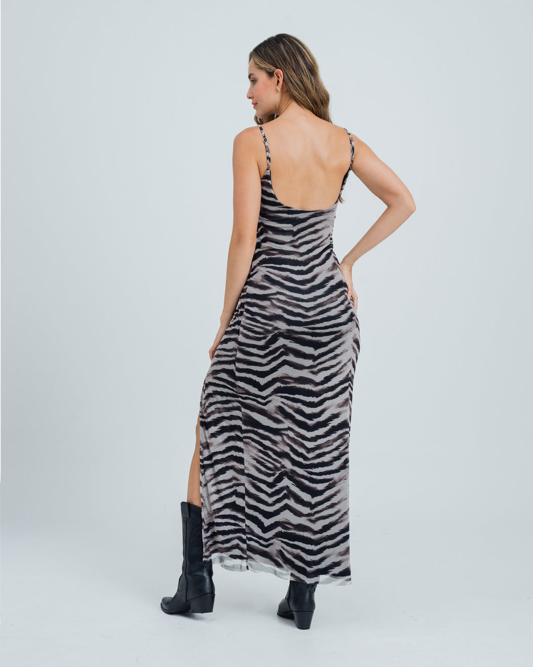 VESTIDO LARGO TIRAS CEBRI