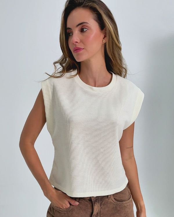 PANTALON WIDE LEG TALLE ALTO MARRONE
